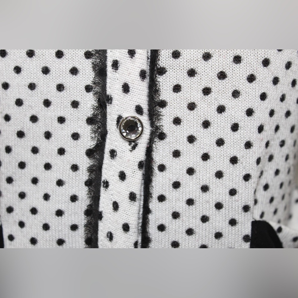Disney Minnie Rocks the Dots button up sweater - Picture 2 of 4